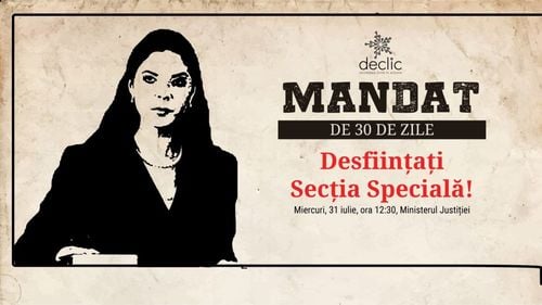 Manifestație anunțată pentru miercuri la prânz la Ministerul Justiției: „Desființați urgent Secția Specială pentru magistrați” / O petiție pentru desființarea SIIJ a fost semnată de peste 17.000 de persoane