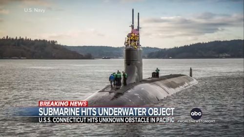 VIDEO Un submarin nuclear american s-a ciocnit cu un obiect neidentificat în Marea Chinei de Sud