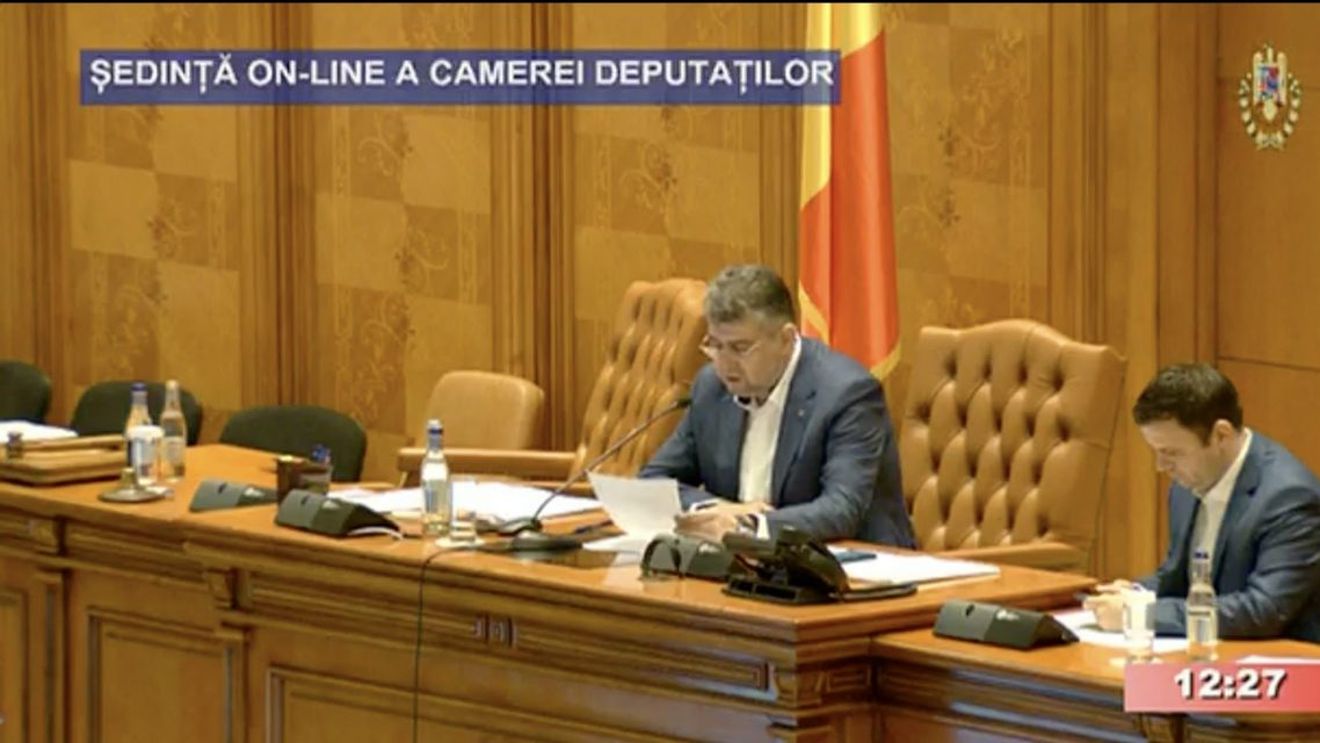 Marcel Ciolacu: ”Parlamentul este total funcțional, sistemul STS a fost implementat”