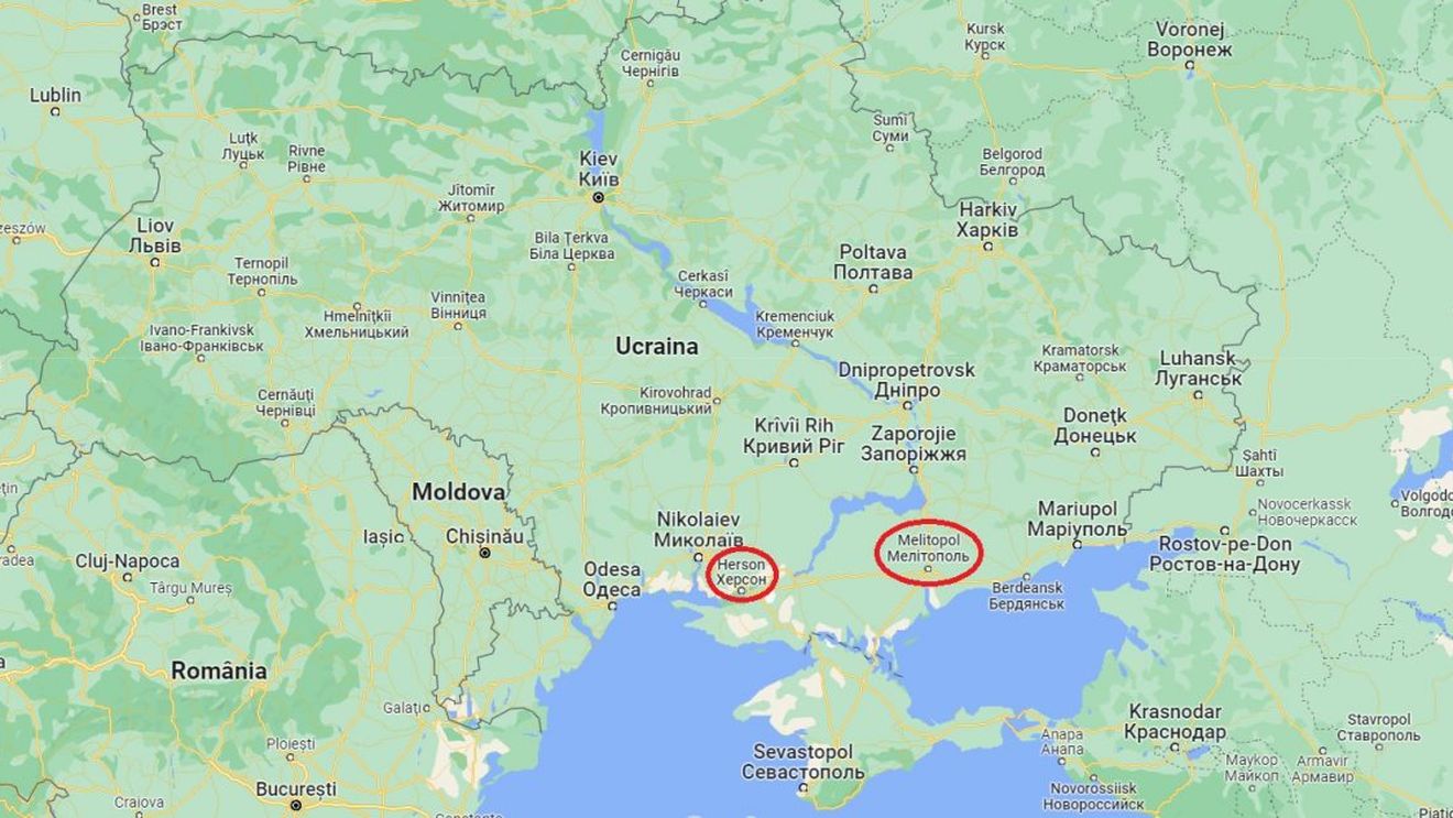 Explozie în Herson, lângă turnul principal de televiziune din centrul oraşului ocupat de ruși
