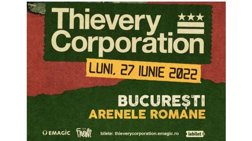 Thievery Corporation concertează pe 27 iunie la Arenele Romane din București