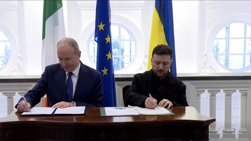 Anchetă în Irlanda, în cazul dronelor detectate în momentul sosirii avionului lui Zelenski la Dublin