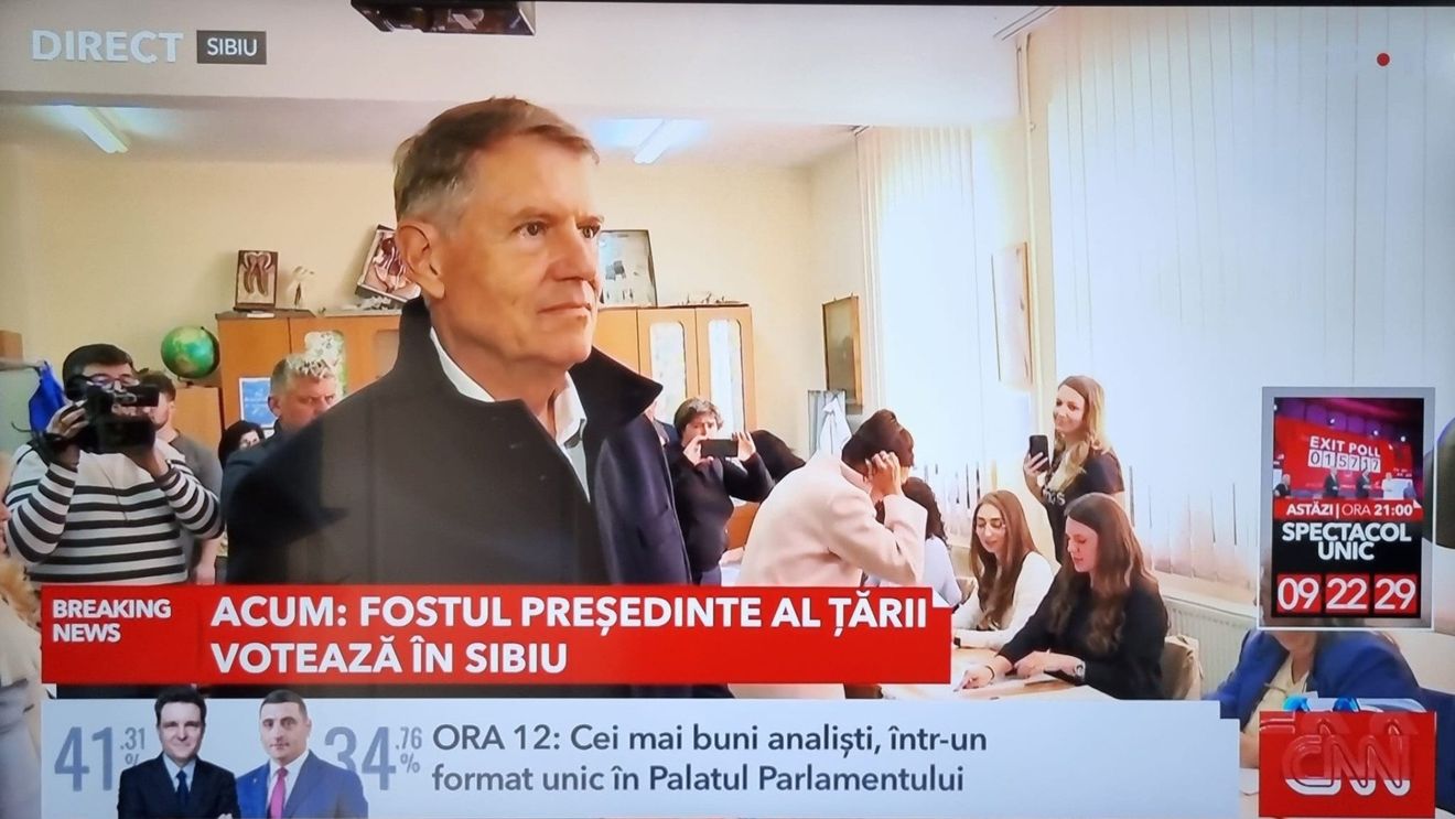 Klaus Iohannis la vot: Nu votăm doar pentru o persoană sau un partid, ci pentru direcția pe care o va lua România în anii în care urmează