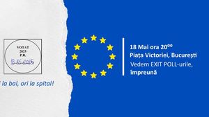 Manifestație anunțată duminică seara în Piața Victoriei pentru a aștepta rezultatele la exit-polluri: „Ori la bal, ori la spital”