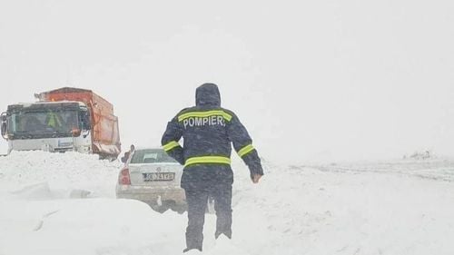 Cod portocaliu de viscol, cu rafale de peste 120 km/oră, în județul Suceava