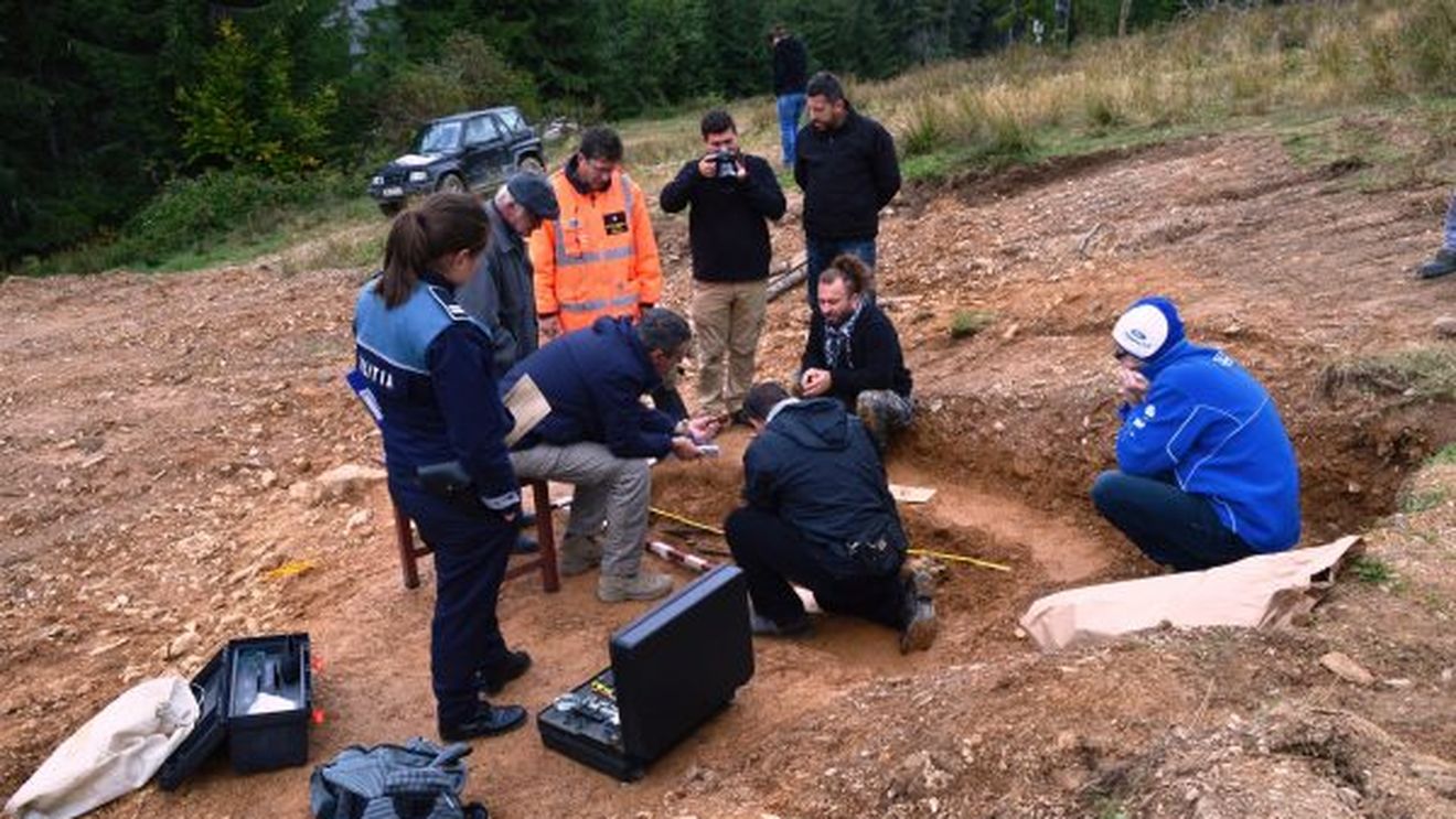 UPDATE Descoperire macabră pe un câmp din vecinătatea A1: Cadavrul tranșat al unei femei, în stare de putrefacție