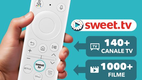 SWEET.TV oferă cele mai bune filme și programe TV prin telecomanda Samsung