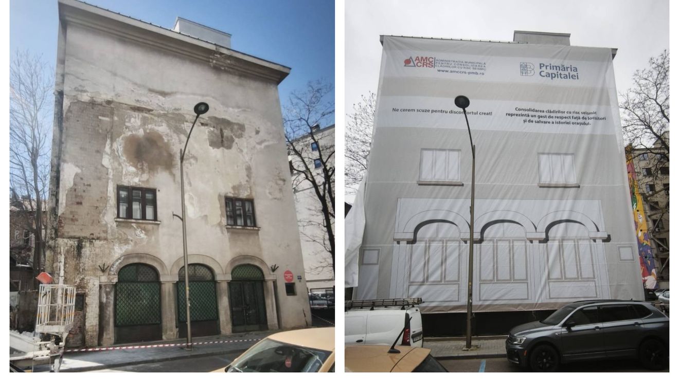Ciprian Ciucu anunță că o serie de clădiri deținute de Primăria București vor fi concesionate, pentru a fi salvate prin investiții private / Până atunci, cele aflate în paragină vor fi acoperite cu meșuri care să le respecte arhitectura