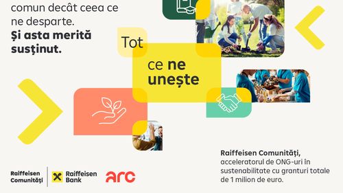 Raiffeisen Comunități, acceleratorul de ONGuri în sustenabilitate cu granturi totale de 1 milion de euro