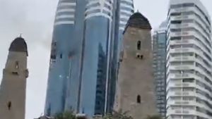 Drone ucrainene au atacat turnul Groznîi City din Cecenia