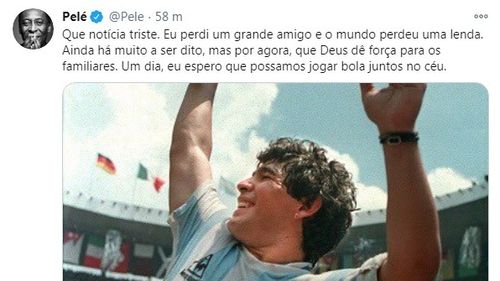 Pele, la moartea lui Maradona: Sper că vom putea juca împreună fotbal în Ceruri