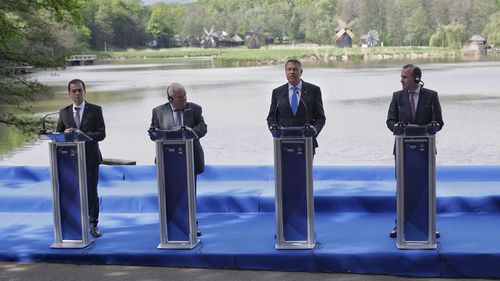 Iohannis, declarație după reuniunea PPE: Alegerile din 26 mai sunt despre apărarea valorilor fundamentale ale UE / Joseph Daul: Democraţia europeană nu poate să existe fără statul de drept