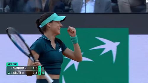 Meci spectaculos: Sorana Cîrstea o învinge pe Aryna Sabalenka, lidera WTA, la Roma