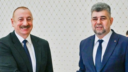 Marcel Ciolacu, întâlnire cu președintele Ilham Aliyev: România are o șansă extraordinară de a deveni poarta către Uniunea Europeană pentru gazele și energia din Azerbaidjan. Am discutat despre trei proiecte energetice majore