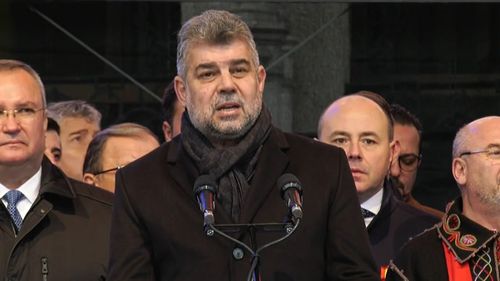 VIDEO Nicolae Ciucă și Marcel Ciolacu, fluierați la Iași de unii participanți la ceremoniile unirii / Peste 7.000 de persoane celebrează la Iași Unirea Principatelor