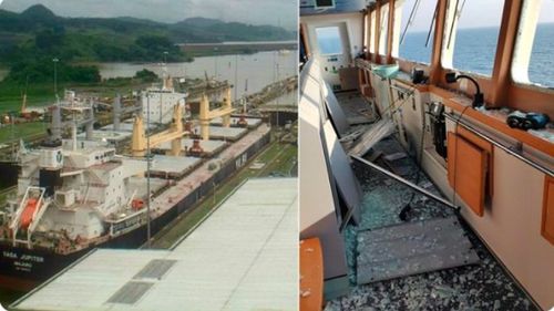 O navă turcească a fost lovită de o bombă în largul coastei Odesei / Turcia nu raportează victime