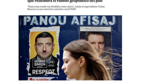 Cum ilustrează jurnaliștii spanioli de la El Pais articolul LIVE despre alegerile prezidențiale din România: ”O alegere crucială”