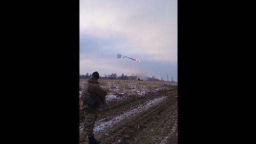 VIDEO Forțele ucrainene doboară o rachetă rusească cu ajutorul unui sistem antiaerian autopropulsat, furnizat de Germania