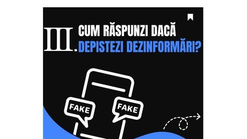 Infografice cu explicații: „Ghid de supraviețuire în fața dezinformărilor”/ Partea III: Cum răspunzi la dezinformări