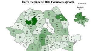 Record de medii de 10 înregistrat la Evaluarea Națională 2020: Absolvenții de gimnaziu au obținut 892 de medii maxime, cele mai multe din ultimii 9 ani