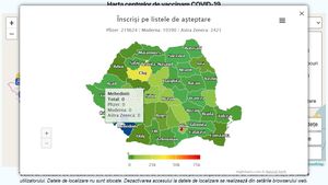 Doar 232.000 de persoane mai sunt înscrise pe listele de așteptare pentru vaccinare, iar 177.000 de locuri sunt libere / Paradoxul distribuirii dozelor: în Mehedinți nu mai e nicio persoană în așteptare, la Cluj sunt 32.000 de oameni, dar ambele județe au număr similar de locuri disponibile
