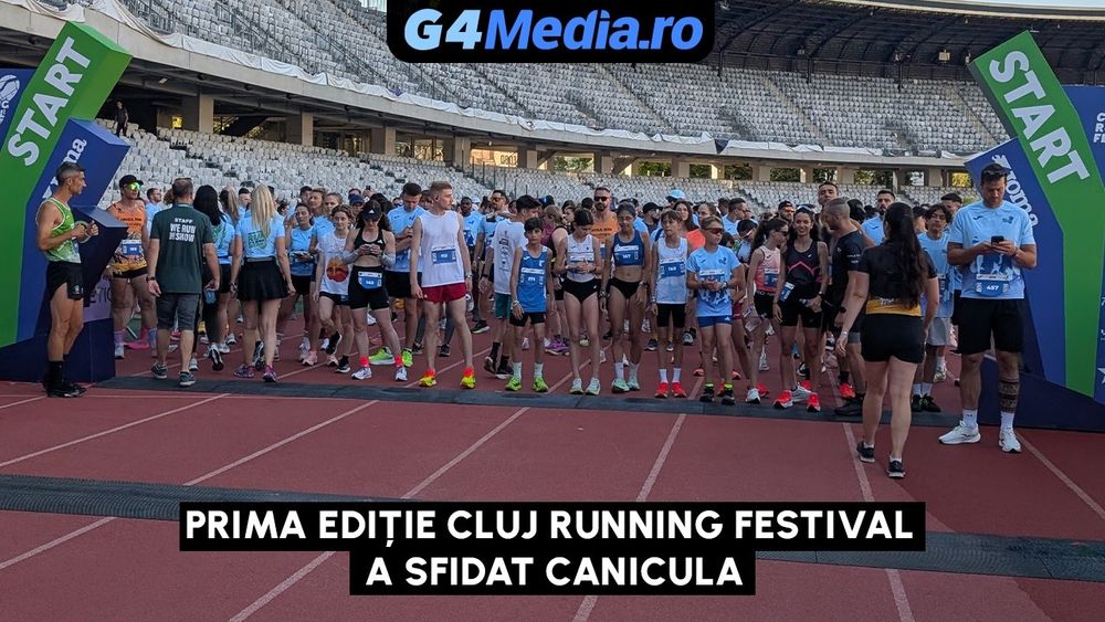 Cluj Arena, transformată într-o sărbătoare a alergării