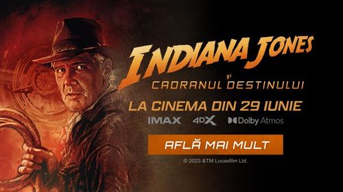Legendarul Indiana Jones vine #lacinema din 29 iunie în noul film “Indiana Jones și Cadranul Destinului” (P)