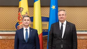 Ciucă, întâlnire cu ministrul moldovean al Apărării: Reafirmăm sprijinul României pentru dezideratele Republicii Moldova ca, împreună cu Ucraina şi Georgia, să devină candidate la aderarea la Uniunea Europeană