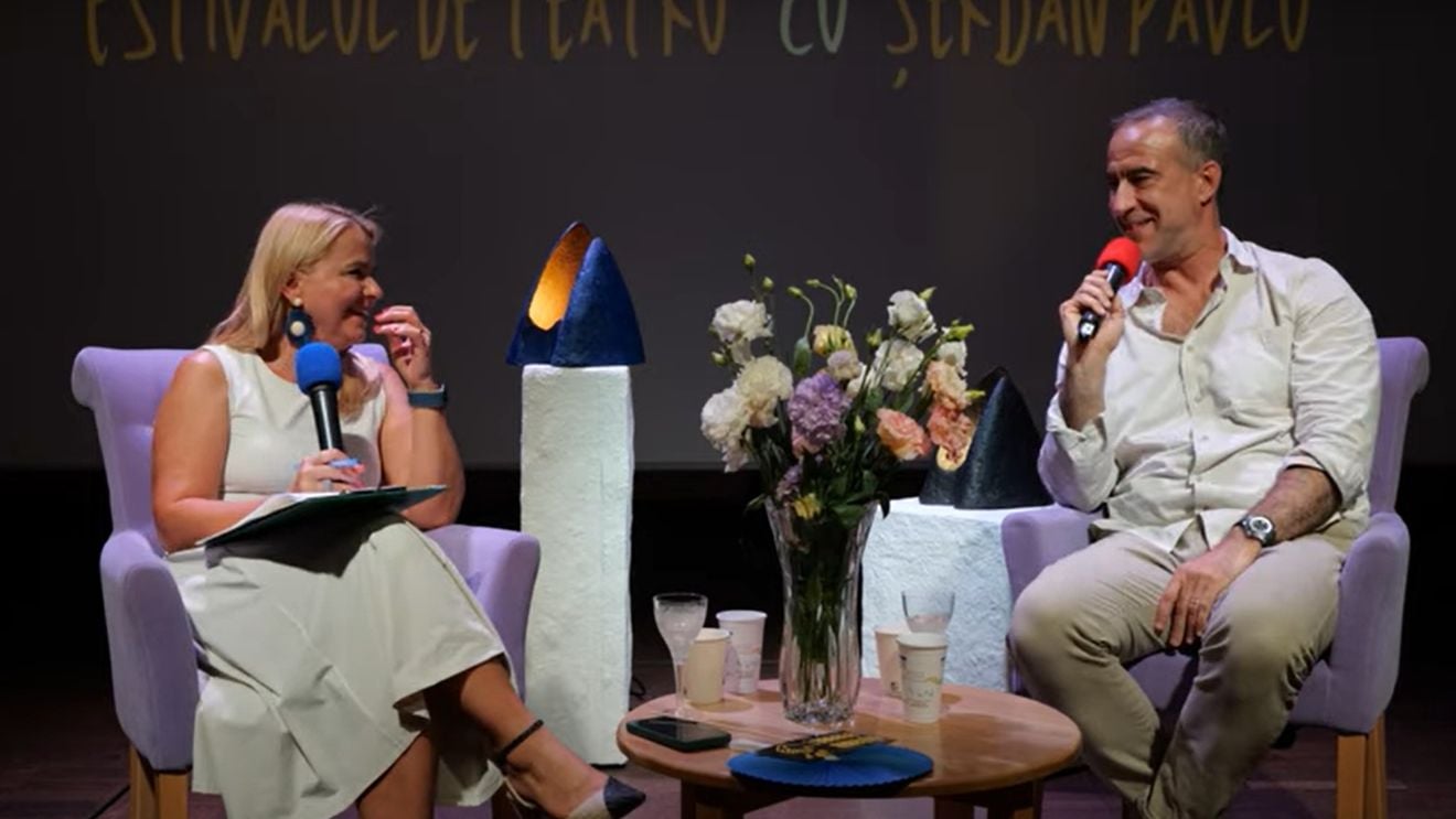 Întâlniri între actori și spectatori, până pe 31 august, în cadrul unui eveniment estival/ Șerban Pavlu a deschis seria de întâlniri