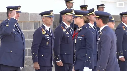 Prinţesa Leonor a Spaniei începe ultimul an de pregătire militară