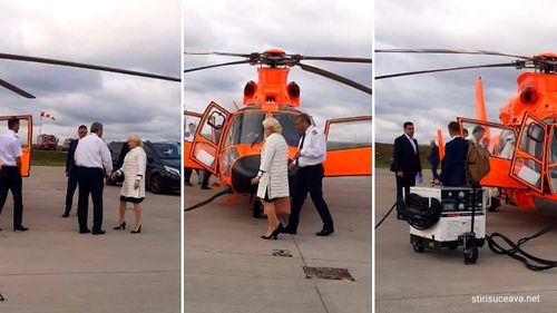 Dăncilă recunoaște că a mers cu elicopterul în turneul electoral din Moldova, singura regiune fără autostrăzi: E un elicopter plătit de PSD