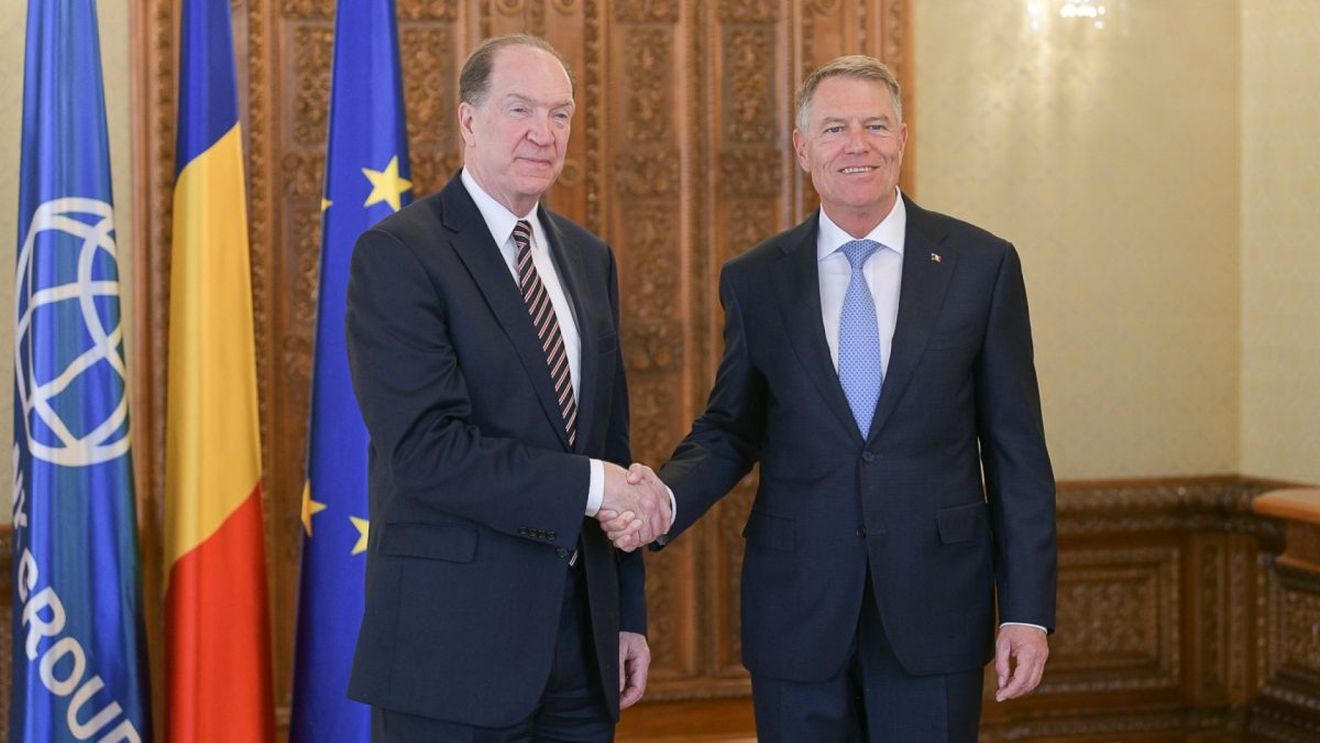 Iohannis, întâlnire cu preşedintele Grupului Băncii Mondiale, David R. Malpass, pe tema situaţiei generate de războiul din Ucraina