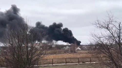 VIDEO Explozie la un depozit de petrol din regiunea Sumy, după ce armata rusă a aruncat cu bombe termobarice