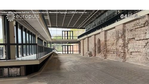 REPORTAJ VIDEO Fonduri UE în regiunea Sud-Est (1). Obiective istorice: Mormântul hypogeu și Edificiul roman cu mozaic/ Care sunt provocările proiectelor istorice sau culturale/ „A durat un an avizarea de la Ministerul Culturii”