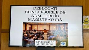 FOTO VIDEO Magistrați din unele instanțe fac proteste politice și acuză guvernul că blochează justiția întrucât nu permite angajări în sistem / CSM, atacuri directe la executiv / Protestele, după ce guvernul Bolojan a făcut reforma pensiilor speciale