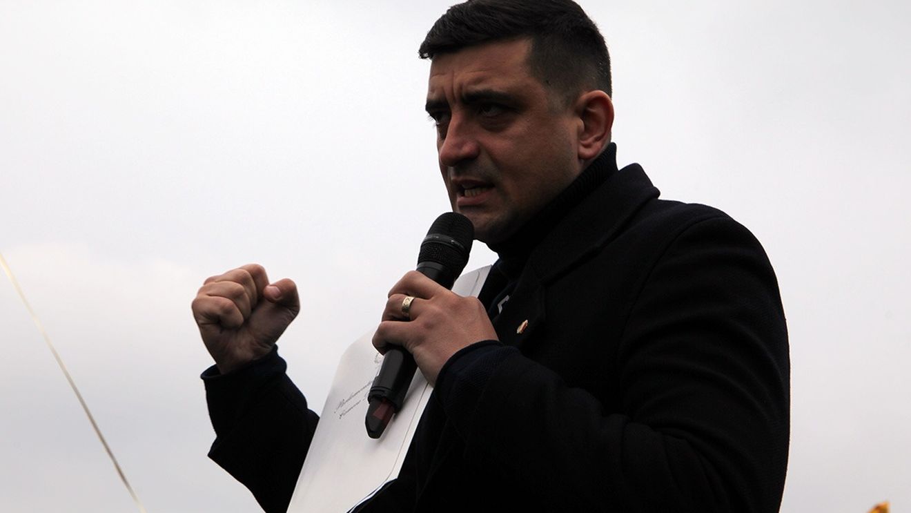 George Simion, șeful partidului extremist AUR, la Satu Mare: ”Duşmanul nostru politic în acest judeţ și la nivel național este o creatură hidoasă, șovină, numită UDMR”