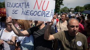 Sindicatele din Educație: Aproape 87% dintre grevişti continuă protestul/ Solicităm Guvernului reluarea urgentă a negocierilor în interesul sistemului de învăţământ