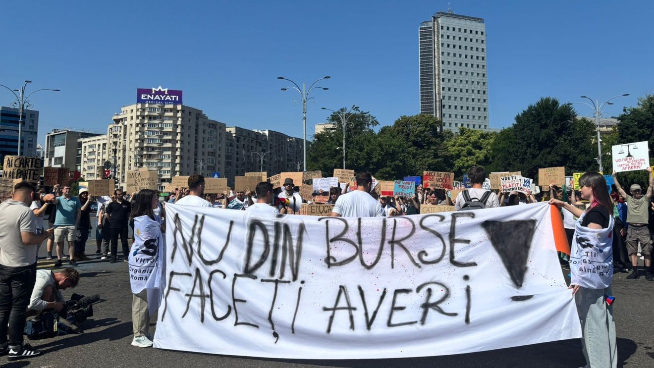 ANOSR condamnă propunerile prevăzute în proiectul de lege privind unele măsuri fiscal-bugetare legate de fondul de burse destinat studenţilor şi facilităţile de transport