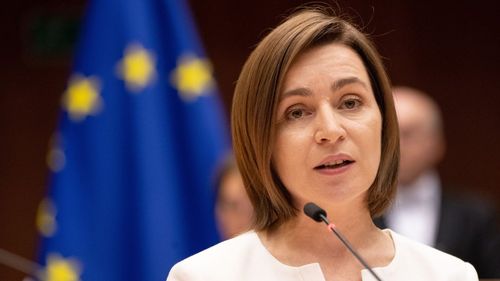 „Atât timp cât voi fi președinte, Moldova va rezista”: Maia Sandu spune că „nu există niciun pericol” ca războiul să se extindă în țara sa, cât timp Ucraina continuă să lupte