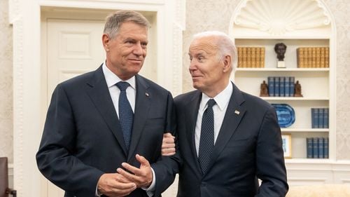 Președintele Iohannis, clarificări despre candidatura la șefia NATO după întâlnirea cu Joe Biden: "Împreună am decis să continuăm dialogul / Risc să nu existe consens și tocmai de aceea e foarte bine să fie doi candidați" / Despre sistemele Patriot pentru Ucraina: "Vom discuta în CSAT ce putem să oferim"