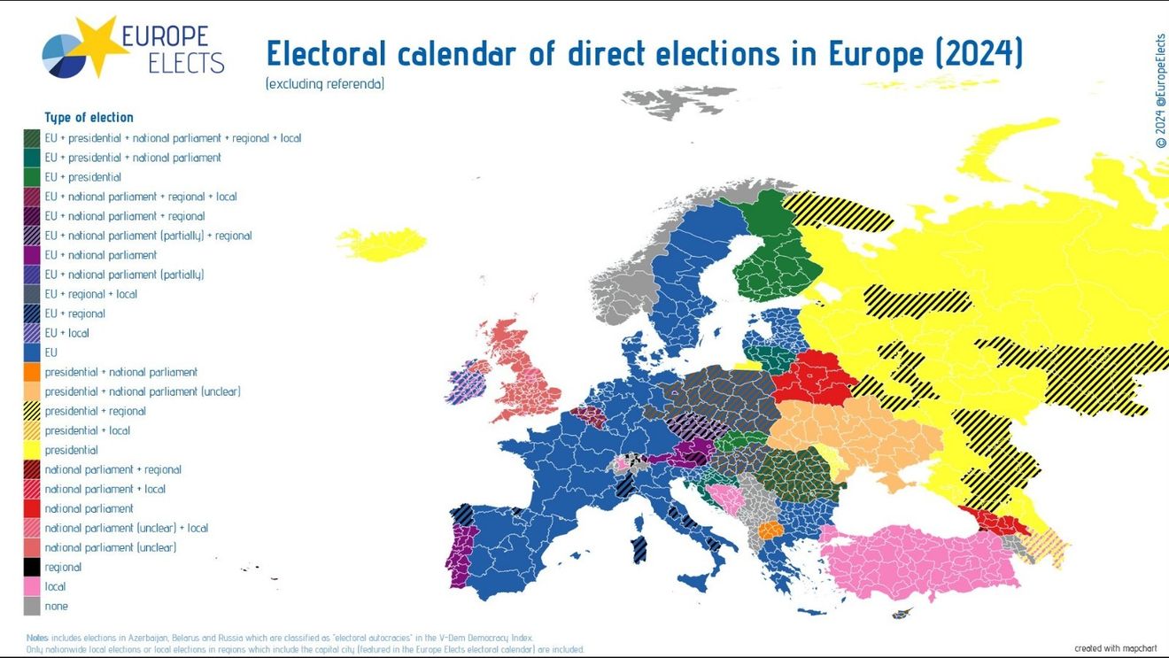 Un sfert din populația planetei va vota în 2024, an care ar putea rămâne în istorie / Care sunt țările unde vor avea loc alegeri
