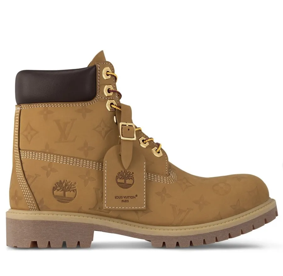 louis vuitton x timberland, bocanci 