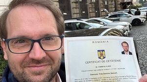 Dominic Fritz a devenit cetățean român. Liderul USR a depus jurământul de credință față de țară