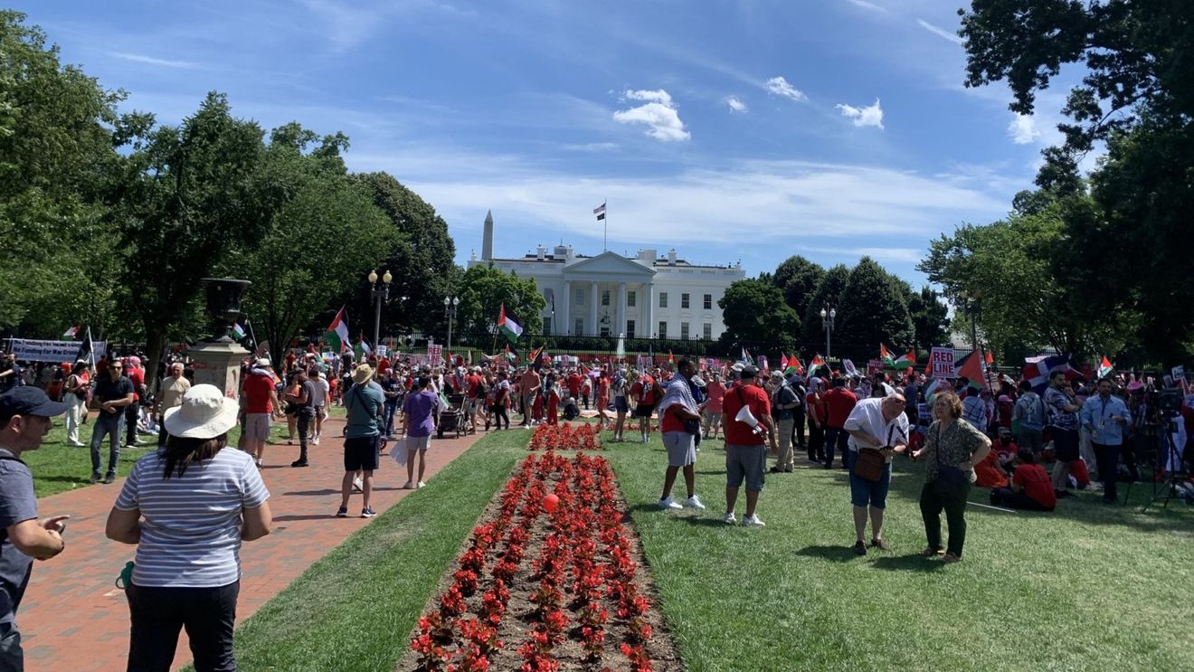 Manifestaţie la Washington pentru Palestina şi împotriva lui Biden