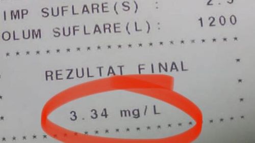 Șofer cu alcoolemie 3,34. Poliția: ”Noi spunem că este o valoare demnă de stat „prin curte”, nu la volanul unui autovehicul!”