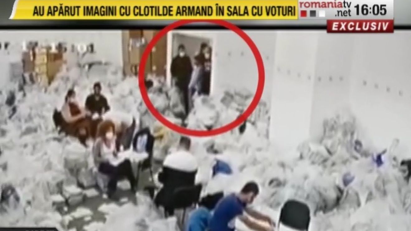 România TV continuă să o acuze pe Clotilde Armand că ar fi fost prezentă în camera cu buletinele de vot, deși primarul a negat vehement. ”Hoarda de hoți, la furat de voturi” - burtieră RTV
