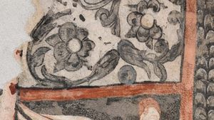 Două noi fresce reprezentând creaturi mitologice, descoperite la Castelul Corvinilor din Hunedoara