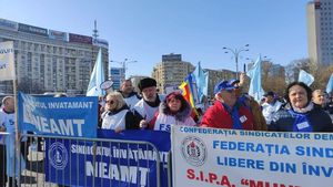 Sindicatele din educație anunță proteste săptămâna viitoare în fața Guvernului și la prefecturi