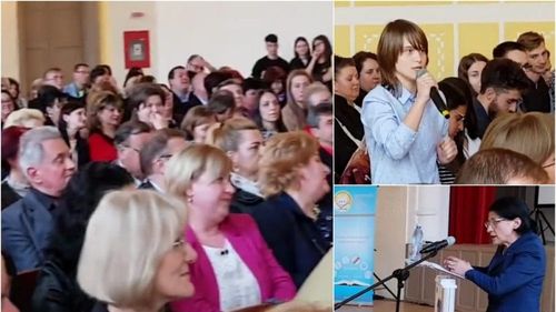 VIDEO Frica și slugărnicia stârnesc aplauze, curajul și inteligența nu prea. Cum a fost confruntarea eleva Andy Varga vs. ministrul Ecaterina Andronescu