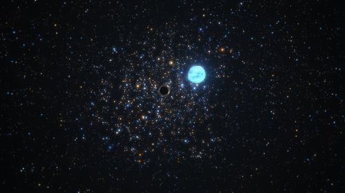 Astronomi britanici au realizat prima detectare directă a unei găuri negre într-un roi stelar tânăr din afara galaxiei